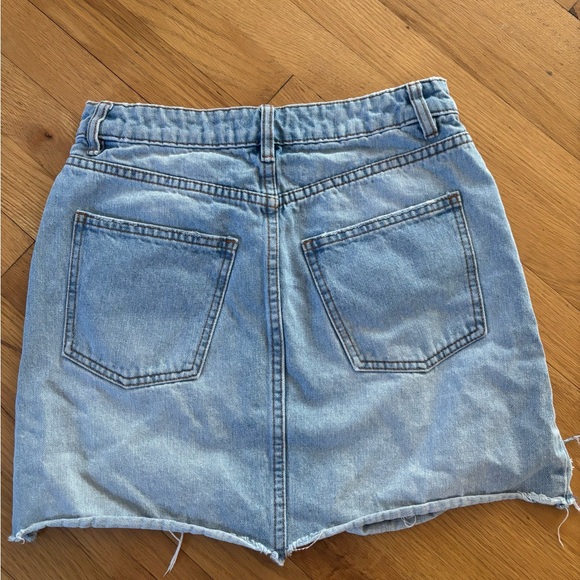 Billabong x Sincerely Jules Distressed Denim Mini Skirt - Picture 3 of 3